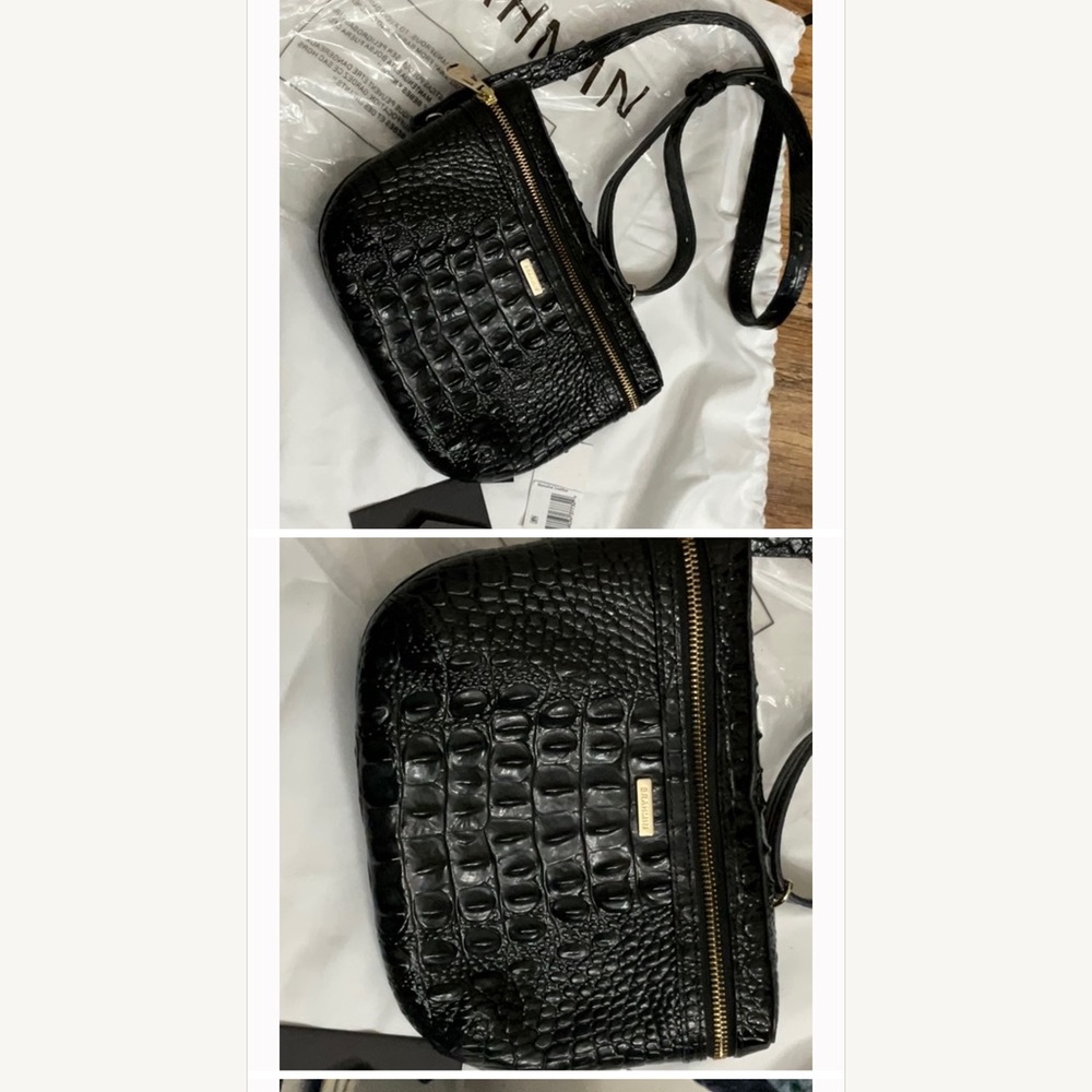 Black and turquoise Brahmin belt bags bundle